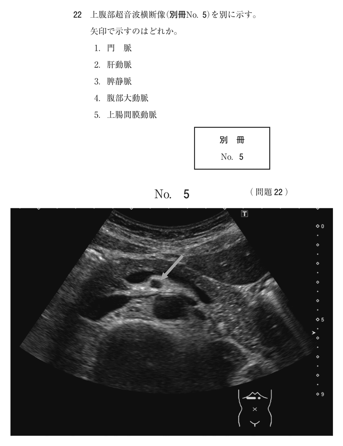 第74回 午後 問22の紙面