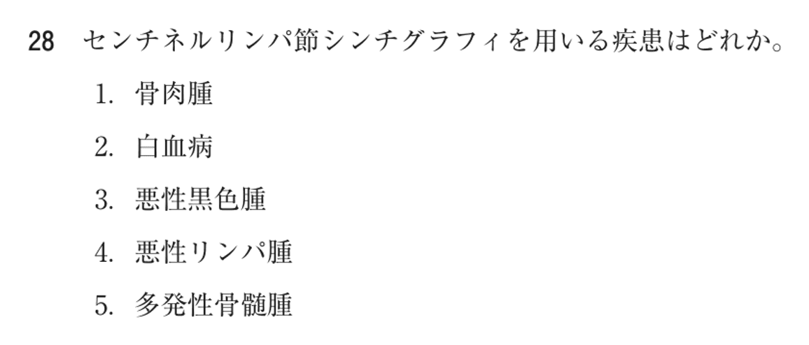 第74回 午後 問28の紙面