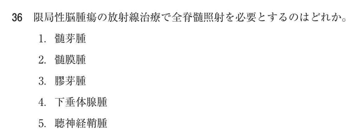 第74回 午後 問36の紙面