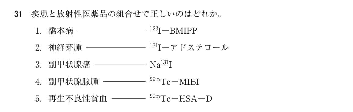 第75回 午前 問31の紙面