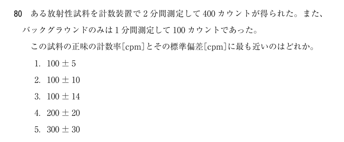 第75回 午前 問80の紙面