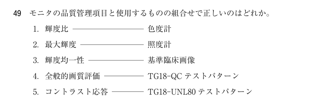 第75回 午後 問49の紙面