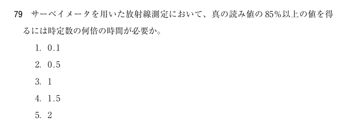 第75回 午後 問79の紙面
