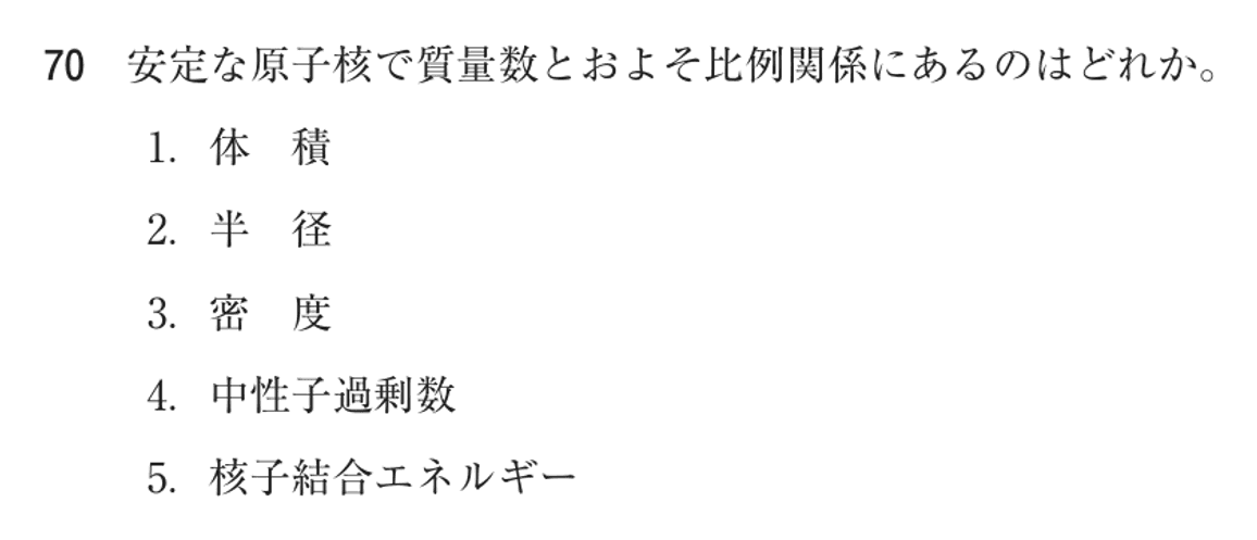 第76回 午前 問70の紙面