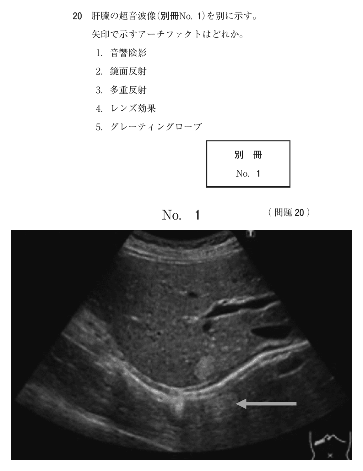 第76回 午後 問20の紙面