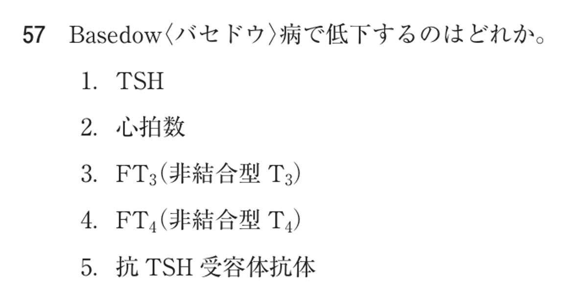 第76回 午後 問57の紙面