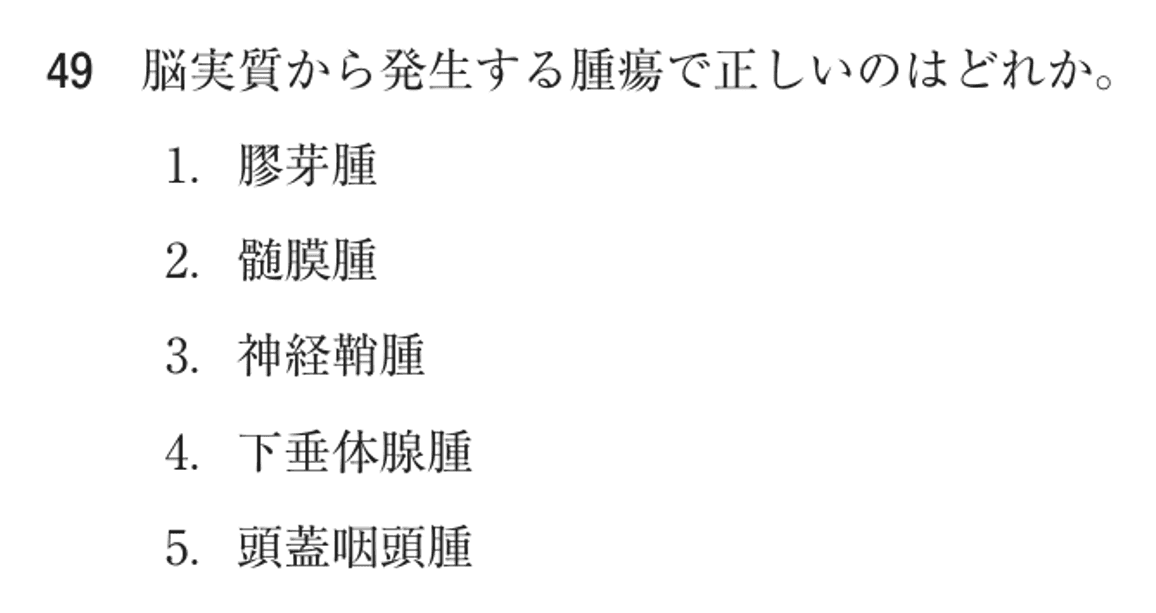 第77回 午後 問49の紙面