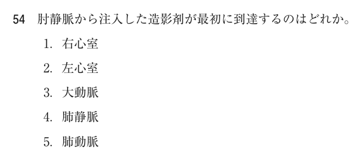 第77回 午後 問54の紙面
