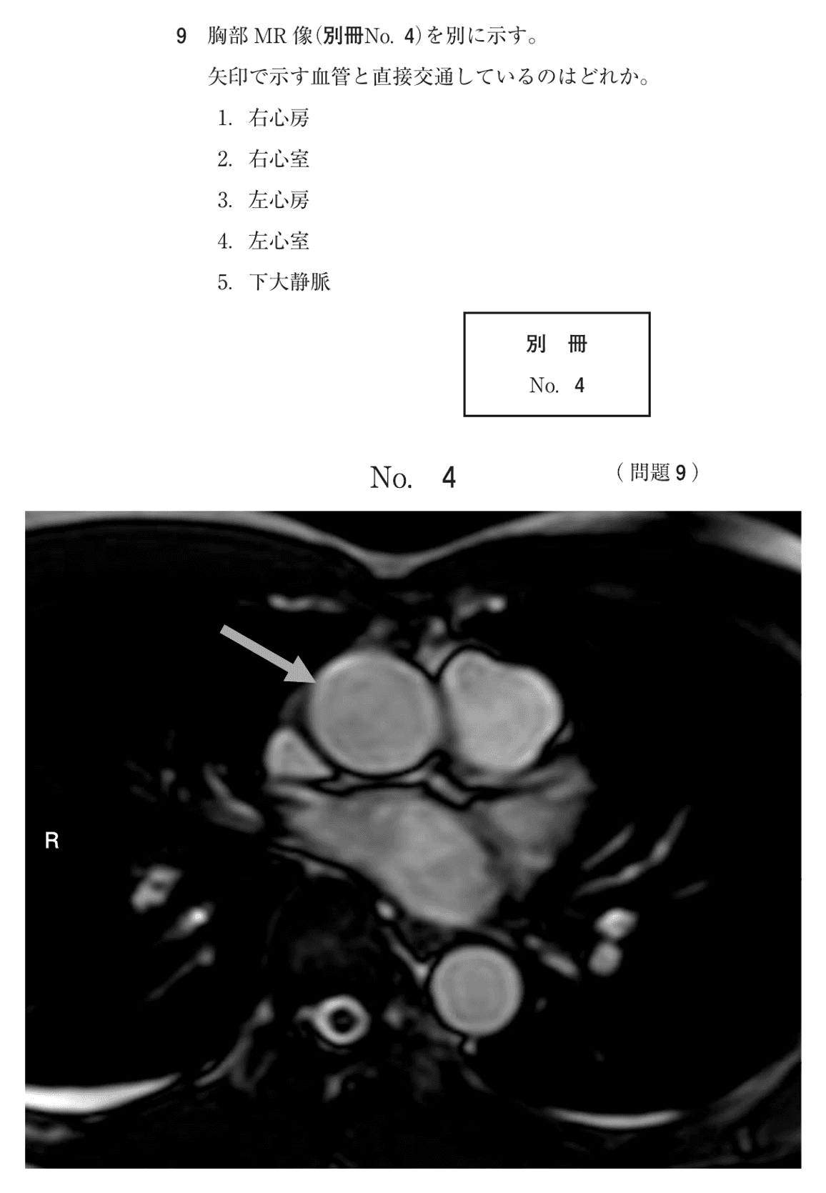 第77回 午後 問9の紙面