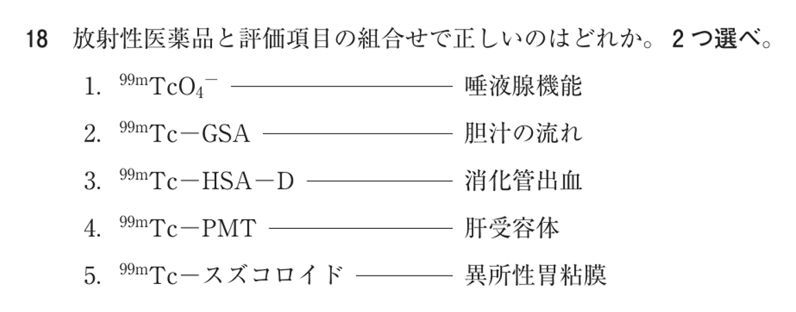 第78回 午後 問18の紙面