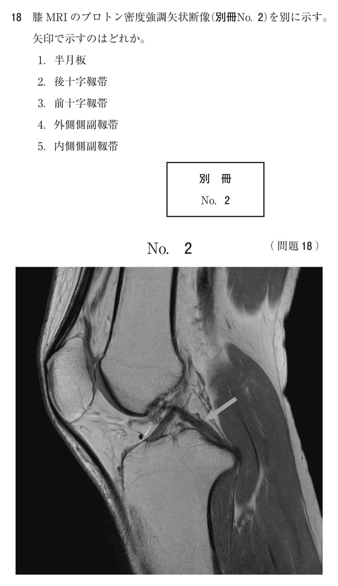 第74回 午後 問18の紙面