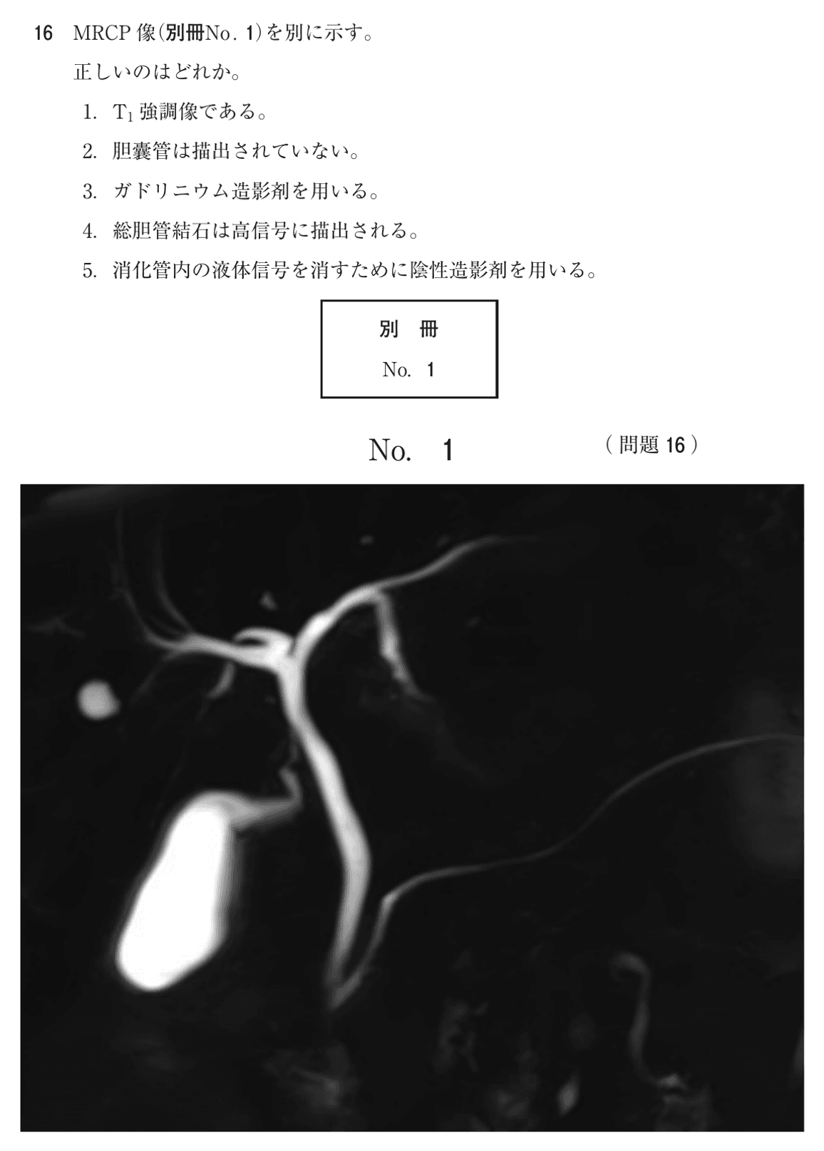 第75回 午前 問16の紙面