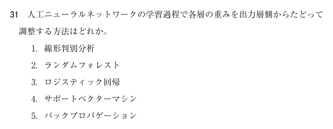 第78回 午前 問31の紙面