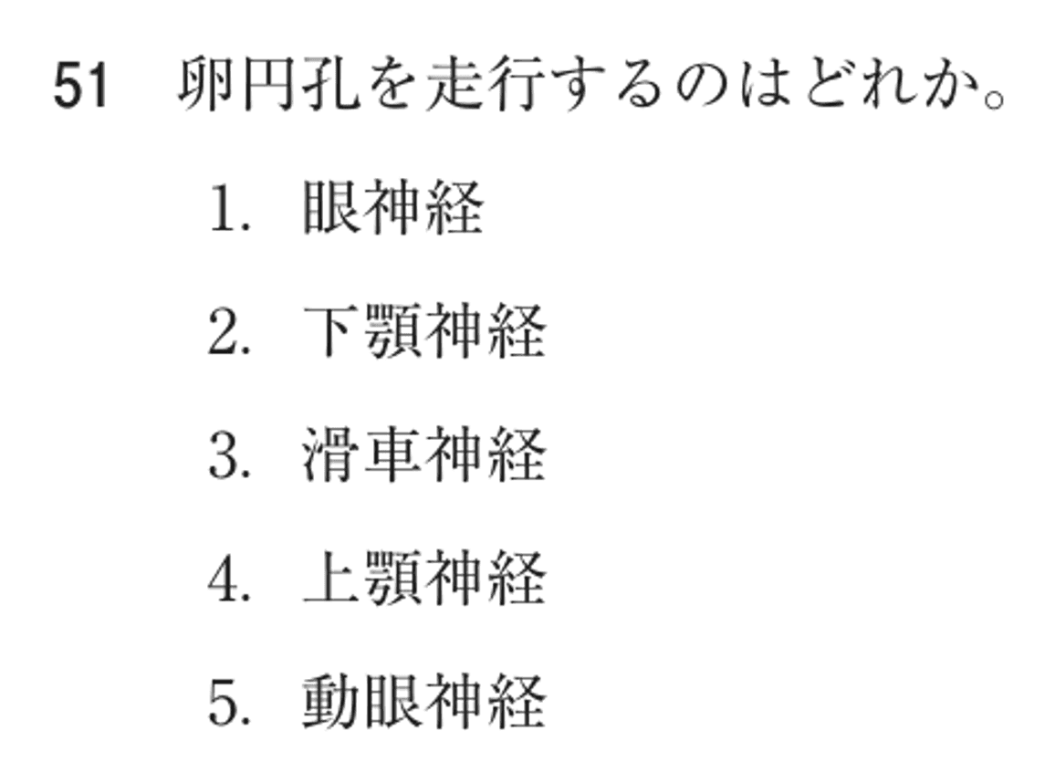 第72回 午後 問51の紙面