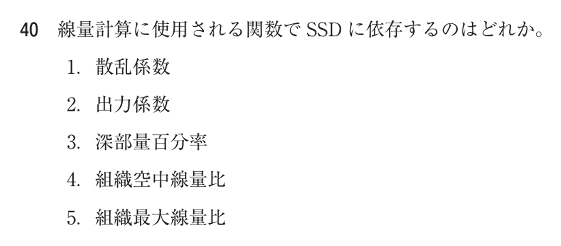 第73回 午前 問40の紙面